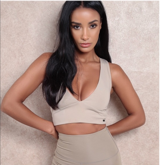 SOLD- NEUapparel racerback sports crop top bra - Picture 1 of 5